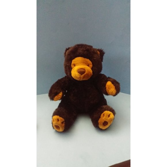 Sitting Black Teddy Bear  Stuff Animal 14'' Plush - Picture 9 of 9